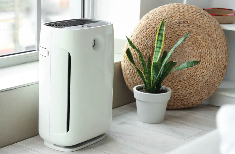 室内に置いた空気清浄機