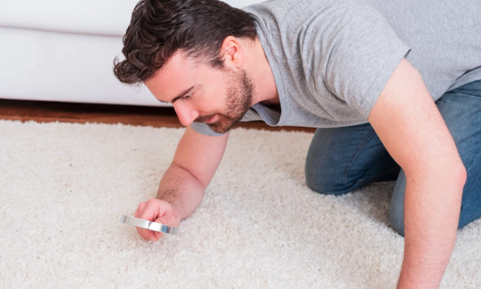 ダニを探している姿