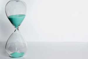 換気　何分　砂時計