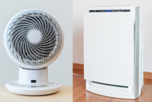 空気清浄機とサーキュレーター